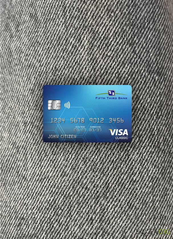 USA Fifth Third Bank visa carte classique photolook recto